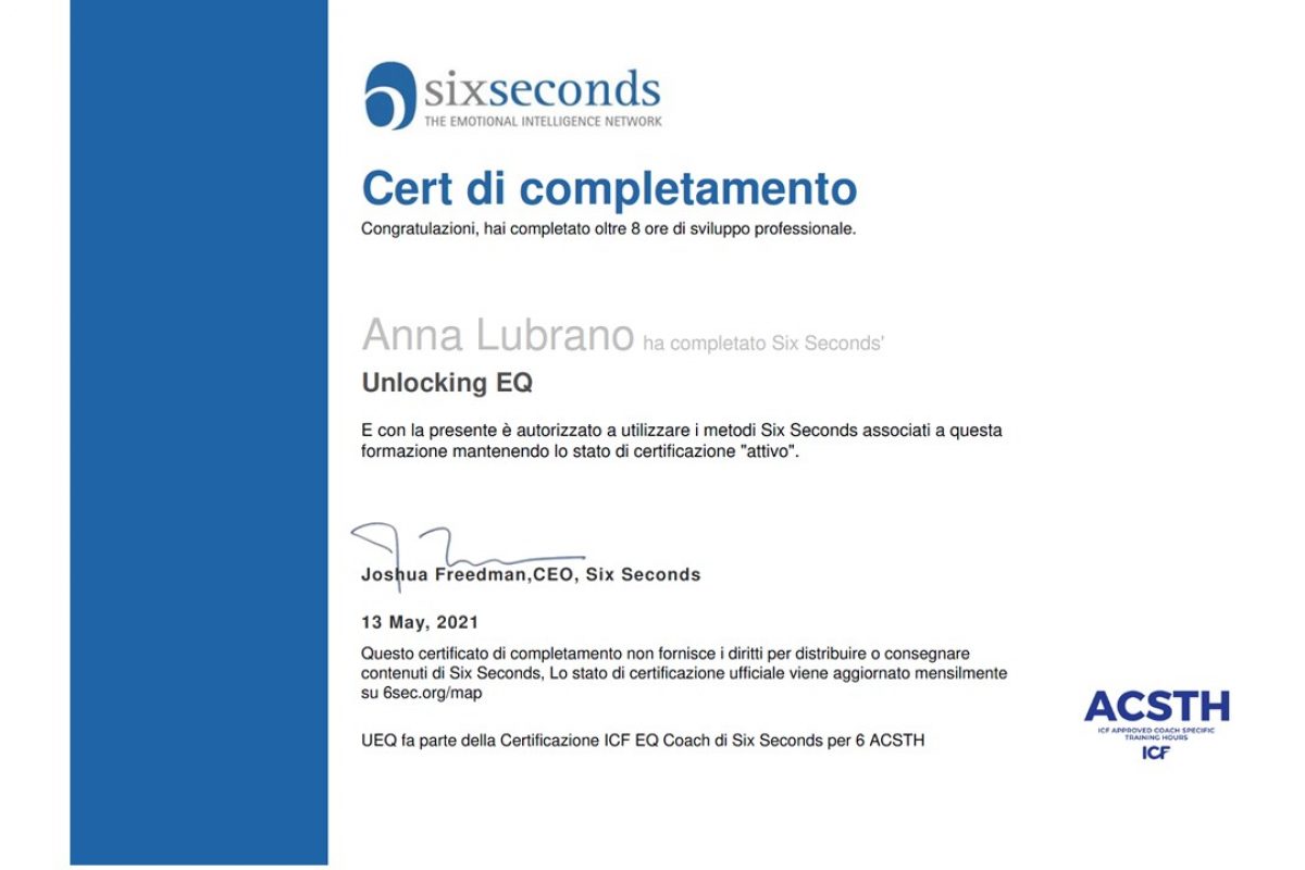 ueq CERTIFICATE